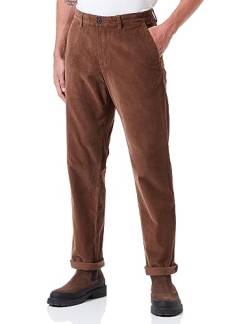 SELETED HOMME Herren SLHSTRAIGHT-Miles 196 Cord Pants W NOOS Hose, Dark Earth, 31W x 32L von SELETED HOMME