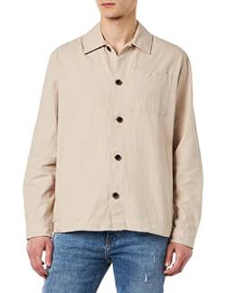 SELETED HOMME Herren Slhlooseblas-linen Overshirt Ls W Noos Hemd, Angora, M EU von SELETED HOMME