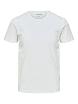 SELETED HOMME Men's SLHAEL SS O-Neck Tee B NOOS T-Shirt, Bright White, XXL von SELETED HOMME