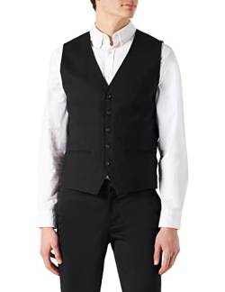 SELETED HOMME Men's SLHSLIM-Neil WCT B NOOS Anzugweste, Black, 46 von SELETED HOMME