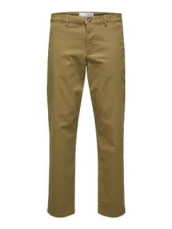 SELETED HOMME Men's SLHSTRAIGHT-New Miles 196 Flex Pants W N Chino, Ermine, 31/32 von SELETED HOMME