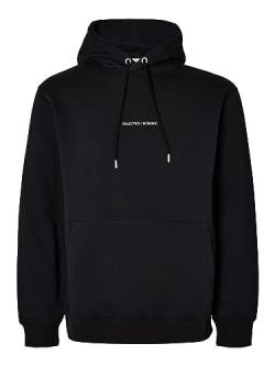 SELETED HOMME SLHHANKIE Logo Hood Sweat NOOS von SELETED HOMME