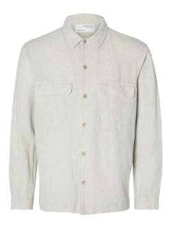 SELETED HOMME Slhmads-Linen Overshirt Ls Noos von SELETED HOMME