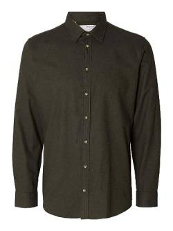 SLHSLIMOWEN-Flannel Shirt LS NOOS von SELETED HOMME