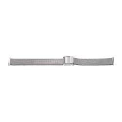 SELVA Milanaise-Uhrenarmband, Silber, Metallband, aus Edelstahl, satiniert, Größe:18 mm von SELVA