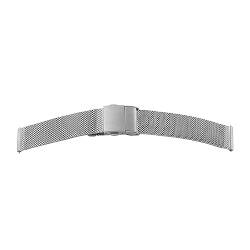 SELVA Quick-Release Milanaise Metallband, Uhrenarmband, Ersatzband, für einen schnellen und einfachen Bandwechsel, aus Edelstahl, Draht-Stärke: 0,6 mm, Größe:16 mm von SELVA