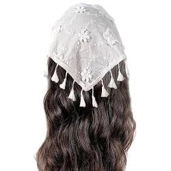 Atmungsaktives Damen-Bandana, Outdoor, Camping, Foto, Spitze, Stirnband, Sommer, durchsichtig, für Reisen, Spitzen-Stirnbänder für Frauen, breite Blume, Braut-Stirnbänder für Hochzeit, Spitze, von SELiLe