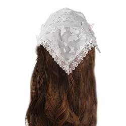 Atmungsaktives Damen-Bandana, Outdoor, Camping, Foto, Spitze, Stirnband, Sommer, durchsichtig, für Reisen, Spitzen-Stirnbänder für Frauen, breite Blume, Braut-Stirnbänder für Hochzeit, Spitze, von SELiLe