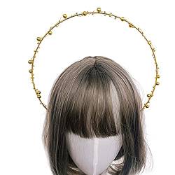 Kopfschmuck für Kirche, elegantes Halo-Kronen-Haarband für Junggesellinnenabschied, Lolita-Stil, Kopfschmuck, Cos-Play-Stirnband für Damen von SELiLe