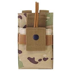 Mini-Radio-Tasche, Halter, Walkie-Talkie-Tragetasche, Sicherheitsgürtelclip, Gegensprechanlage, Nylon-Tasche, Interphone-Tasche, langlebig, Radio-Pack, cp Camouflage von SELiLe