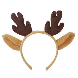 Rehkitz Stirnband Für Weihnachten Geweih Kopfbedeckung Haar Hoop Für Halloween Weihnachten Kopfschmuck Party Supplies Geweih Stirnband Männer von SELiLe