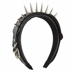 Stachel-Stirnband, Gothic-Stil, Nieten-Stirnband, Rock-Stirnband für Herren, Punk-Stirnband, Steampunk-Leder, Nieten-Stirnband von SELiLe