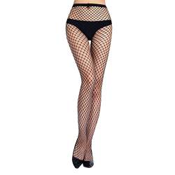 SEMINISMAR Mesh Strumpfhosen,große Mesh niedrige Strumpfhosen,hohe Taille Strumpfhosen,sexy Stretch,Cross Mesh Strumpfhosen,sexy Mode Strumpfhosen,schwarz Single (1pcs) von SEMINISMAR