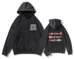 SENCOTEL ENHYPEN Fans Hoodies Unisex EN Kpop World Tour Pullover Sweatshirts Winter Warm Hip Hop MANIFESTO Retro Hoodie Pullover, Manifest, 42 von SENCOTEL
