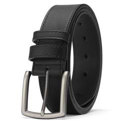 SENDEFN Gürtel Herren, Ledergürtel Herren 38 mm Breit, Herren-Gürtel für Herren Jeans und Business Anzug mit Geschenkbox Belt von SENDEFN