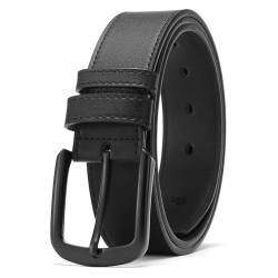 SENDEFN Gürtel Herren, Ledergürtel Herren 38 mm Breit, Herren-Gürtel für Herren Jeans und Business Anzug mit Geschenkbox Belt von SENDEFN