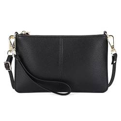 SENDEFN Kleine Umhängetasche Damen, Leder Crossbody Bag für Damen, Damen Handtaschen & Umhängetasche mit Verstellbarem Abnehmbarem Handgelenkriemen von SENDEFN