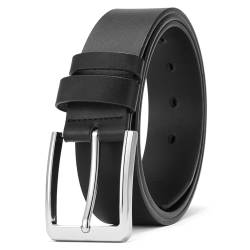 SENDEFN Ledergürtel Herren, Gürtel Herren 38 mm Breit, Gürtel für Herren Jeans und Business Anzug mit Geschenkbox Belt von SENDEFN