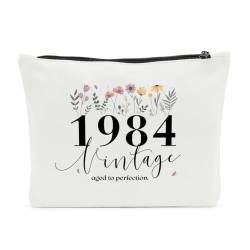 SENJIAN 1567-1593 Kosmetiktasche zum Geburtstag, als Geschenk, 1984 Vintage1, 9.7 x 7 inches von SENJIAN