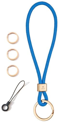 SENLLY Armband Schlüsselanhänger Kurz, Originellem Minimalistisch Design Schlüsselband für Schlüssel von SENLLY