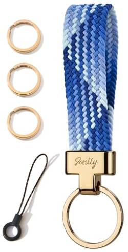 SENLLY Auto Schlüsselanhänger, Elastisch Schlüsselhalter, Universal Schlüsselband für Autoschlüssel von SENLLY