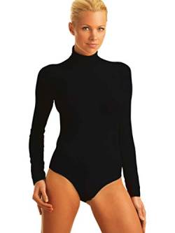 SENSI' Body Damen Rollkragen Langer Arm Mikrofaser Nahtlos Seamless Made in Italy von SENSI'