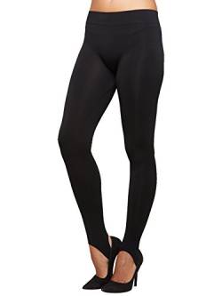 SENSI' Leggings Damen mit Steg Nahtlos Seamless Mikrofaser Made in Italy von SENSI'