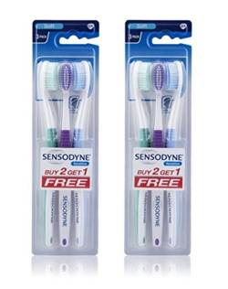 2 Sensodyne Sensitive Toothbrush Soft Sensitive Teeth - (Pack of 3) by Sensodyne von SENSODYNE