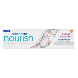 Sensodyne Nourish Whitening Zahnpasta für empfindliche Zähne, Stärke und aktive Ernährung, tägliche Zahnhygiene, 75 ml von SENSODYNE