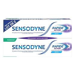 Sensodyne Zahnpasta, schnelle Wirkung, schnelle Linderung für empfindliche Zähne, langanhaltender Schutz, Minze, 2 x 75 ml von SENSODYNE