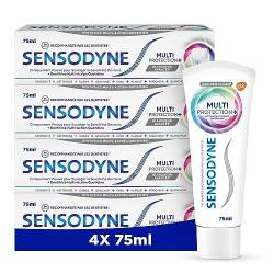 Sensodyne Zahnpasta Multi-Schutz, Weißheit, enthält Fluorid zum Schutz empfindlicher und weißer Zähne, hilft bei der Linderung der Zahnempfindlichkeit, 4 x 75 ml von SENSODYNE