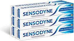 Sensodyne Zahnpasta Pflege Extra Fresh, 24 Stunden Komplettschutz gegen die Empfindlichkeit der Zähne, 6 x 75 ml von SENSODYNE