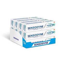 Sensodyne Zahnpasta Quick Action Extra Fresh, Behandlung für Zahnempfindlichkeit, minziger Geschmack, 12 x 75 ml von SENSODYNE
