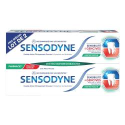 Sensodyne Zahnpasta Sensibility und Zahnfleisch, frische Minze, Behandlung empfindlicher Zähne und Zahnfleisch, 2 x 75 ml von SENSODYNE