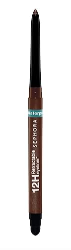 SEPHORA COLLECTION Waterproof 12HR Retractable Eyeliner Pencil 08-Shimmer Espresso von SEPHORA