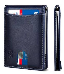 SERMAN BRANDS Herren RFID Walletrfid Reisezubehör-Faltbare Brieftasche, Z. Atlantic Blue 1.0, Slim von SERMAN BRANDS