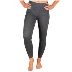 SES blickdichte Leggings Damen anthrazit meliert (36/38) / Leggings Damen Baumwolle/Leggins Damen mit Perfekter Passform und Komfort/Damen Leggings für vielfältige Looks von SES