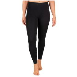 SES blickdichte Leggings Damen schwarz (32/34) / Leggings Damen Baumwolle/Leggins Damen mit Perfekter Passform und Komfort/Damen Leggings für vielfältige Looks von SES