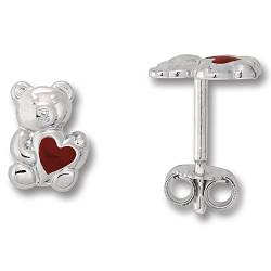 Damen Silber Schmuck Teddy Bär Ohrringe Ohrstecker aus 925 Silber von SEVENTYNINE