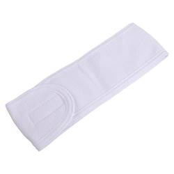 Stirnband Damen Einstellbare breite Haarband Yoga Spa Bad Dusche Make-up Waschen Gesicht Kosmetik Stirnband for Frauen Damen Make-up Zubehör Stirnband (Size : White) von SEvso