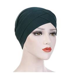 Stirnband Damen Frauen Samt Turban Hut Stirnband Muslim Hijab Caps Weibliche weiche Bandana Stirnband Hijabs Kopf Wrap Haar Zubehör Stirnband (Size : 25) von SEvso