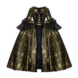SFWXCOS Rokoko Ballkleid 18 Jahrhundert Mittelalter Abendkleid Prinzessin Kostüm für Erwachsene von SFWXCOS