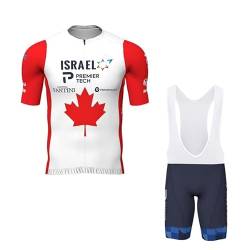SGCIKER 2022 Herren Pro team Israel Cycling Radtrikot Set, Kurzarm Fahrrad bekleidung Lätzchen Kurzsets Gel Pad（S von SGCIKER