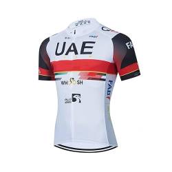 SGCIKER 2022 Herren World Tour Team UAE Radtrikot, kurzärmliges atmungsaktives Radtrikot MTB-Fahrrad Bekleidungs Hemd (3XL) von SGCIKER