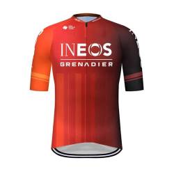 SGCIKER 2024 Herren World Tour Team INEOS Grenadier Radtrikot, kurzärmliges atmungsaktives Radtrikot MTB-Fahrrad Bekleidungs Hemd (M) von SGCIKER