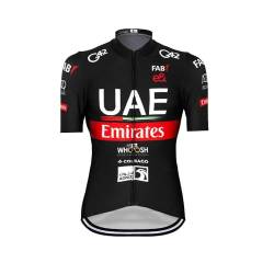 SGCIKER 2024 Herren World Tour Team UAE Black Radtrikot, kurzärmliges atmungsaktives Radtrikot MTB-Fahrrad Bekleidungs Hemd (2XL) von SGCIKER