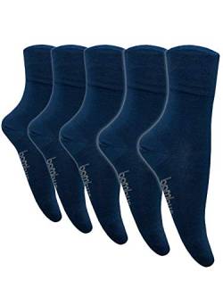 5-10 Paar Bambus Socken Herren Bambussocken Normallang Damen (43-46, 5 Paar Jeans) von SGS