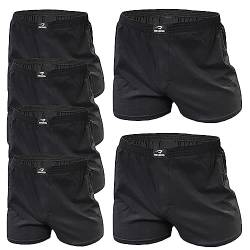 SGS 6-10 Pack Unterhosen Mann Herren Unterhosen Boxershorts Men (3XL, 6.stück - Schwarz, ohne Eingriff) von SGS