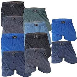 SGS 6-10 Pack Unterhosen Mann Herren Unterhosen Boxershorts Men (4XL, 10.Stück mit Eingriff) von SGS