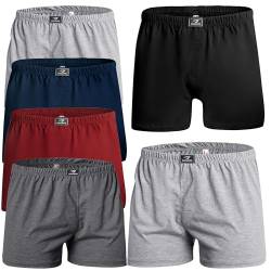 SGS 6-10 Pack Unterhosen Mann Herren Unterhosen Boxershorts Men (5XL, 6.stück - 1Mix, ohne Eingriff) von SGS